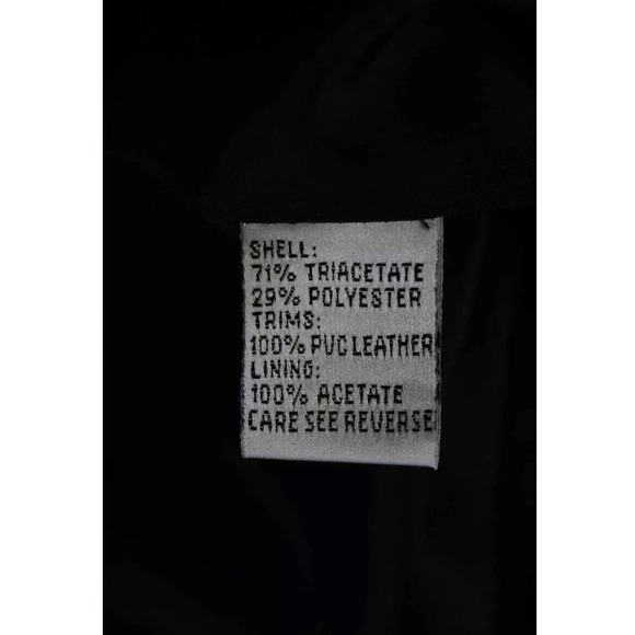 Carmen Marc Valvo Shift Dress Navy Blue - Picture 4 of 7